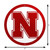 12" NEBRASKA HUSKERS Collegiate Logo Metal Wall Art Decor Dimensions