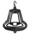 PILGRIM HAT THANKSGIVING Tini Swirly Metal Christmas Tree Ornament 