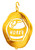 HONEY POT Tini Swirly Metal Christmas Tree Ornament