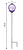 NORTHERN IOWA PANTHERS Metal Steel Rain Gauge