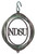 ND STATE NDSU BISON Tini Swirly Metal Collegiate Christmas Tree Ornament