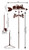 TRAIN COAL LOCOMOTIVE ENGINE RAILROAD Weathervane Dimensions