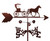 Horse and Buggy Carriage Amish Weathervane