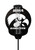 IOWA HAWKEYE HAWKEYES Metal Steel Rain Gauge 