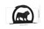 ENGLISH BULLDOG Dog Metal Letter Holder Napkin Holder Dimensions