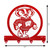 WISCONSIN BADGERS Metal Key Chain Holder Hanger
