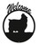 YORKSHIRE TERRIER Dog Metal Welcome Sign 