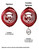MONTANA GRIZZLIES Collegiate Swirly Metal Wind Spinner