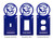 CREIGHTON BLUEJAYS Collegiate Metal Plate Cover Description