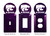 KANSAS STATE WILDCATS Collegiate Metal Plate Cover Description
