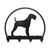 AIREDALE Dog Metal Key Chain Holder Hanger