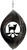 LONG HAIR CHIHUAHUA Circle Dog Swirly Metal Wind Spinner