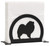 KEESHOND Dog Metal Letter Holder Napkin Holder