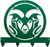 COLORADO STATE RAMS Metal Key Chain Holder Hanger 