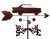 57 Chevy Race Car Auto Weathervane
