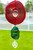 CHRISTMAS SANTA Swirly Metal Wind Spinner
