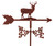 DEER Flower Pot Birdhouse Steel Weathervane
