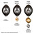 PURDUE BOILERMAKERS Collegiate Swirly Metal Wind Spinner