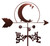 Crescent Moon and Star Weathervane