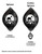 BORDER COLLIE Circle Dog Swirly Metal Wind Spinner