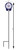 BUTLER BULLDOGS Metal Steel Rain Gauge Dimensions