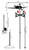 Farrell Series P40 Warhawk Weathervane Dimensions