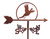 PHEASANT Flower Pot Birdhouse Steel Weathervane 