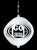 SOUTH DAKOTA COYOTES Mini Collegiate Swirly Metal Wind Spinner 