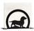 DACHSHUND Dog Metal Letter Holder Napkin Holder
