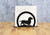 DACHSHUND Dog Metal Letter Holder Napkin Holder