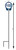 NORTHERN ARIZONA LUMBERJACKS Metal Steel Rain Gauge Dimensions