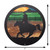 12" COWBOY ROPER HORSE Scenic Metal Wall Art Decor Dimensions