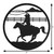 24" COWBOY ROPER HORSE Scenic Metal Wall Art Decor Dimensions