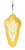 ARIZONA STATE SUN DEVILS Mini Collegiate Swirly Metal Wind Spinner