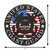 12" US COAST GUARD Black Scenic Metal Wall Art Decor Dimensions