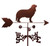 Cavalier King Charles Dog Weathervane