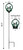 LOON Metal Steel Rain Gauge Dimensions