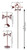 HUMMINGBIRD Flower Pot Birdhouse Steel Weathervane Dimensions