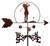 Female Golfer Golf LPGA Weathervane