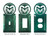 COLORADO STATE RAMS Collegiate Metal Plate Cover Description