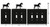 HORSE DRAFT Metal Plate Cover Dimensions