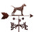 Dalmation Dog Weathervane