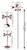 ANGEL Flower Pot Birdhouse Steel Weathervane Dimensions