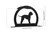 BEDLINGTON TERRIER Dog Metal Letter Holder Napkin Holder Dimensions