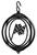 CHECKERED FLAG Tini Swirly Metal Christmas Tree Ornament