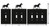 HORSE QUARTER Metal Plate Cover Dimensions