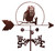OWL HOOTER BIRD Weathervane