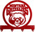 MONTANA GRIZZLIES Metal Key Chain Holder Hanger