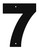 HOUSE NUMBERS Metal Wall Decor Seven 7