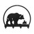 BEAR CUB WILDLIFE Metal Key Chain Holder Hanger